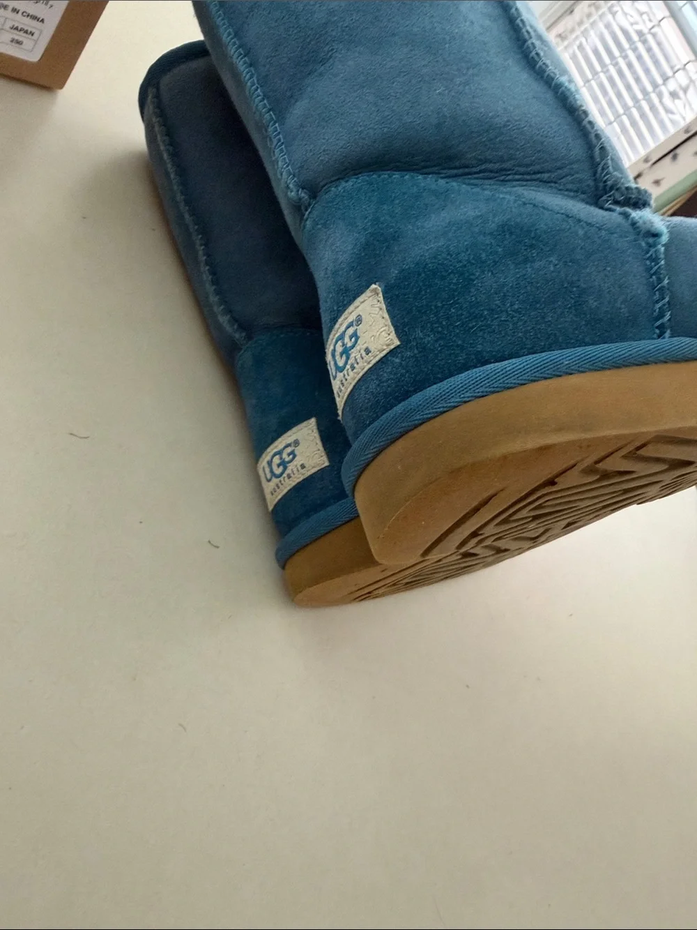 UGG Women's Mid-Calf Boot in Blue Suede